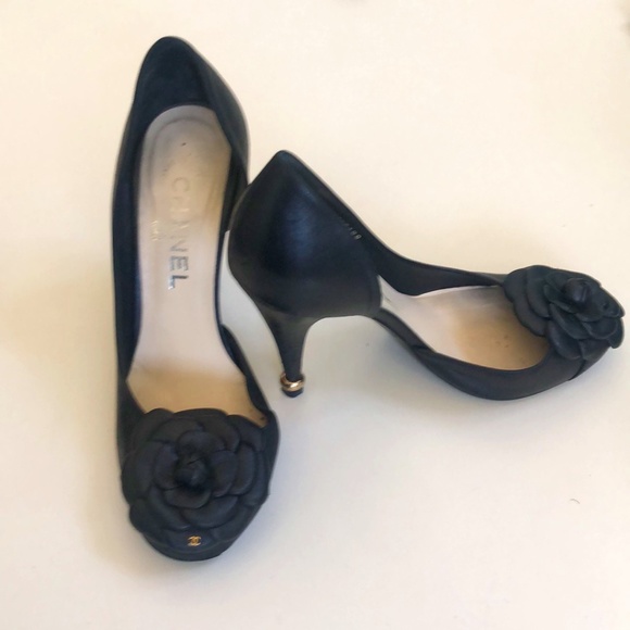 Chanel Camellia Heels - Picture 1 of 10